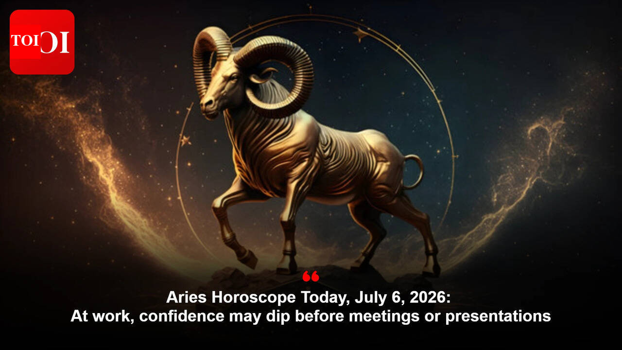 Aries Horoscope Today, July 6, 2026: At work, confidence may dip before meetings or presentations