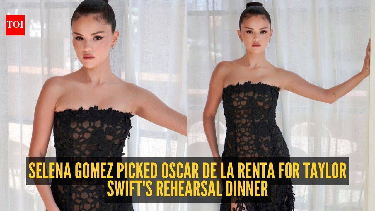 Selena Gomez picked Oscar de la Renta for Taylor Swift's rehearsal dinner and the choice felt surprisingly personal