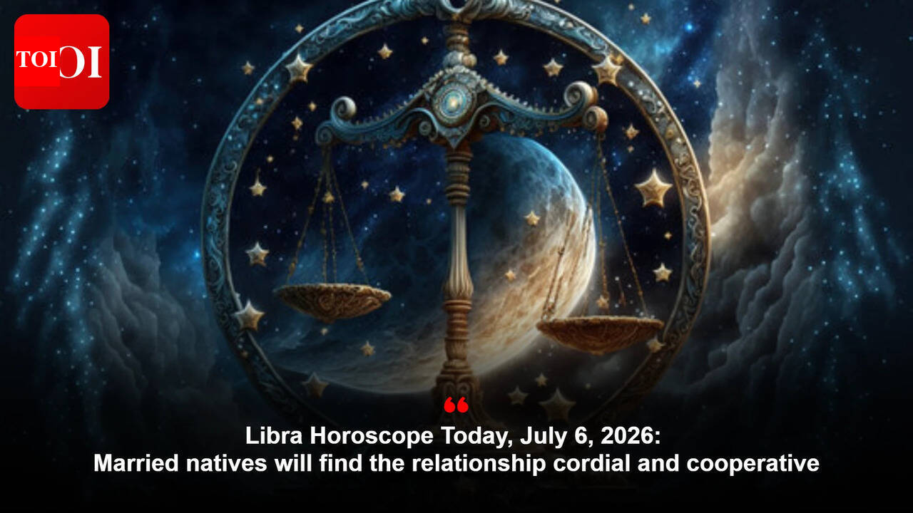 Libra Horoscope Today, July 6, 2026: Married natives will find the relationship cordial and cooperative