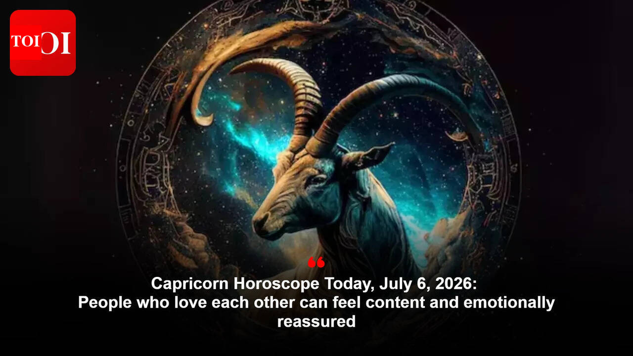 Capricorn Horoscope Today, July 6, 2026: People who love each other can feel content and emotionally reassured