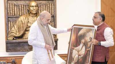 Tarun Chugh meets Amit Shah days after taking oath as Rajya Sabha MP, flags Punjab's law and order crisis