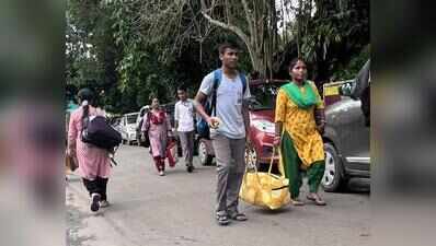 RKM Hostels Empty Out As Students Leave For Home