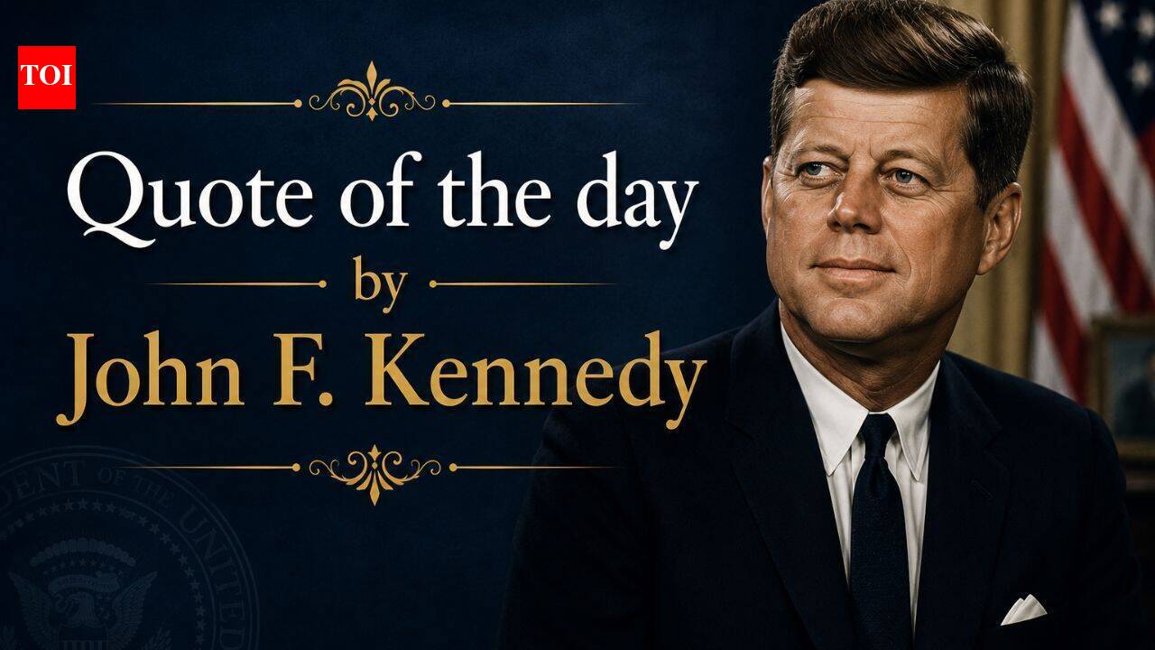 Quote of the day by John F. Kennedy: “My fellow Americans, ask not what your country can do for you—ask what you can do for your country.”