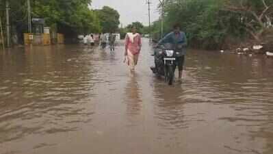Season’s first downpours leave Patan waterlogged