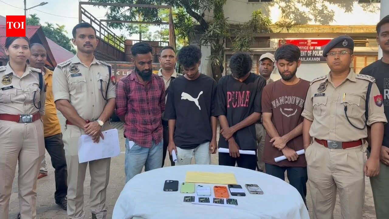 Hailakandi cops bust cyberfraud racket, arrest 4