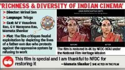 Restored Mrinal Sen’s ‘Oka Oorie Katha’ premieres at Karlovy Vary film fest