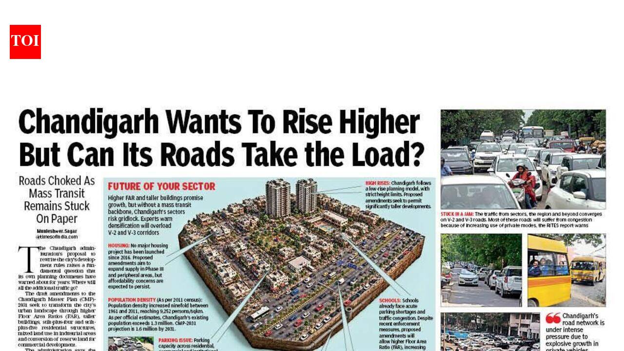 Chandigarh wants to rise higher but can its roads take the load?