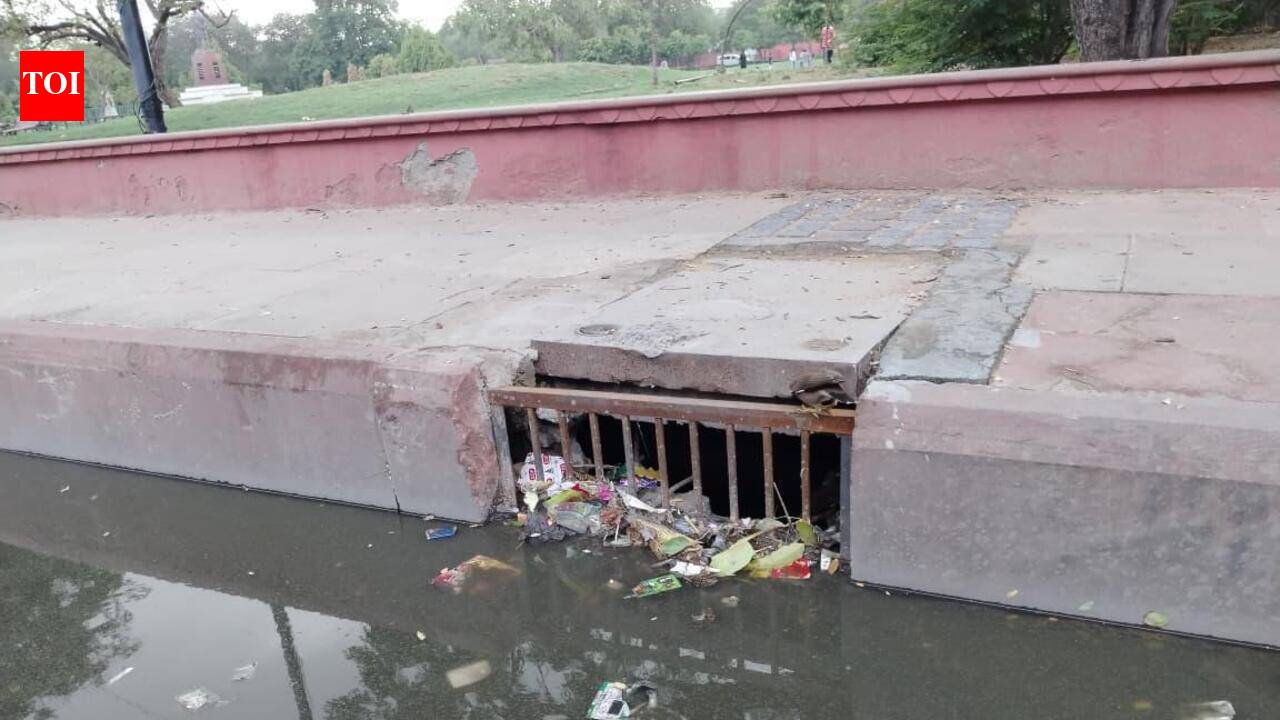 Overflowing drains, flooded lanes expose Jaipur’s monsoon preparedness