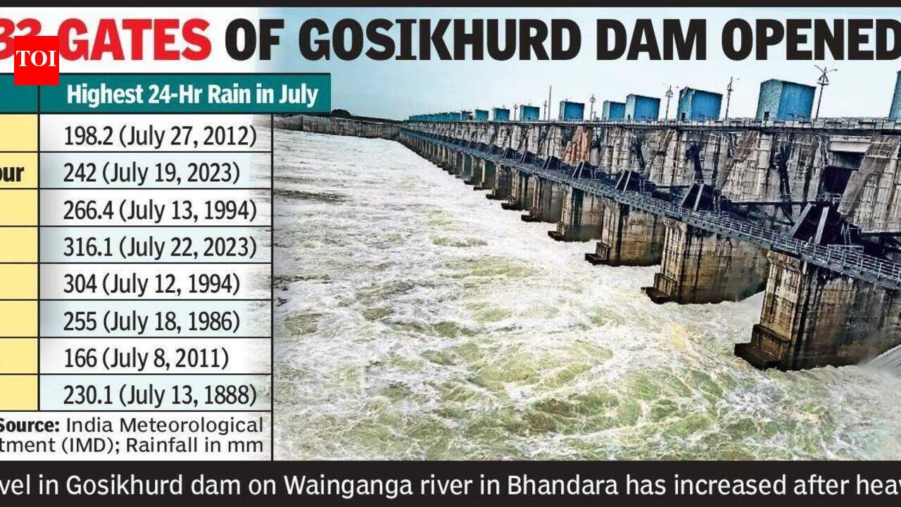 174.8 mm: Highest 24-hour rainfall In Gondia for July in 14 years