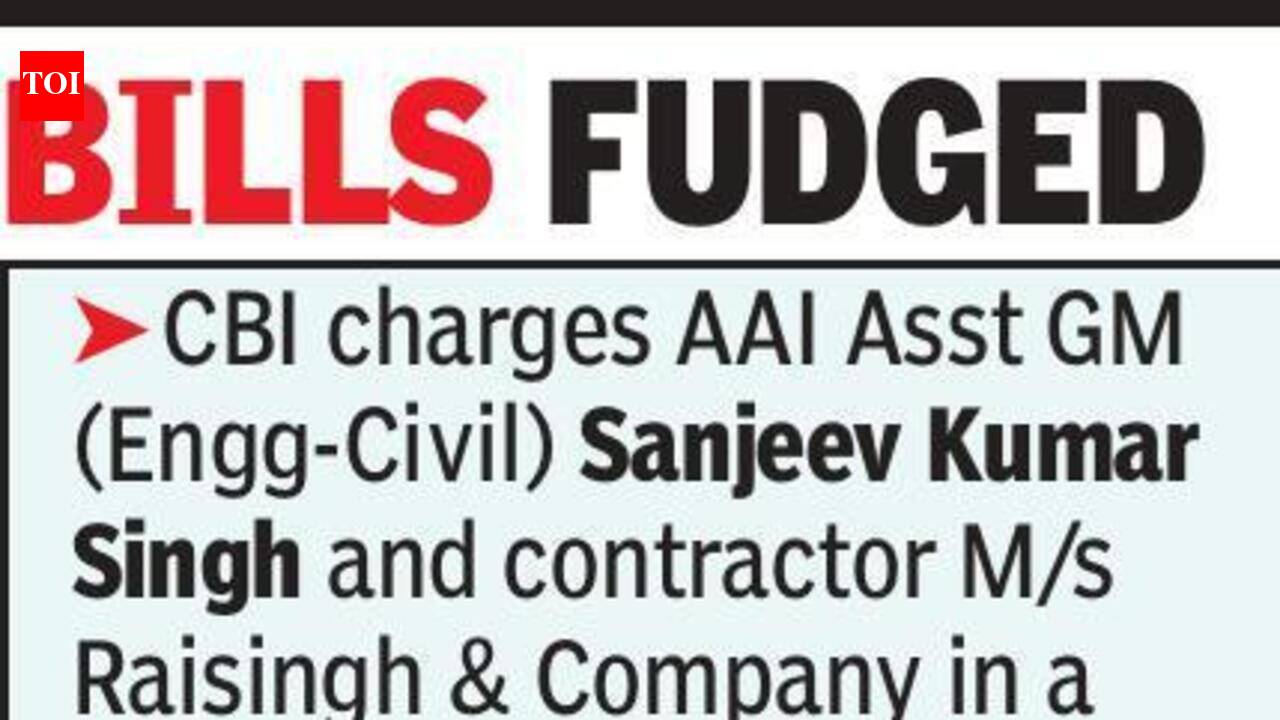 Gondia AAI official, contractor face CBIFIR for Rs1.15cr graft