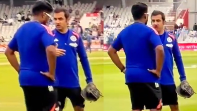 Gautam Gambhir's emotional chat with Sanju Samson after Vaibhav Sooryavanshi's debut goes viral