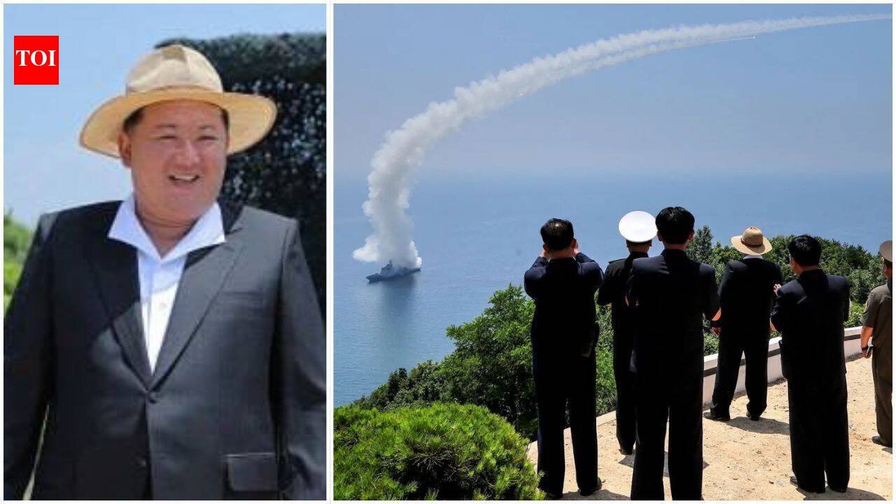 North Korea Nuclear Capabilities: Kim Jong Un oversees nuclear-capable missile tests from newly repaired warship – The Times of India