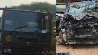 3 dead, including patient, 2 injured after ambulance collides with Army vehicle in Rajasthan's Sri Ganganagar