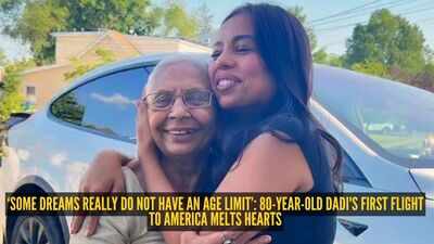 ‘Some dreams really do not have an age limit’: 80-year-old dadi's first flight to America melts hearts