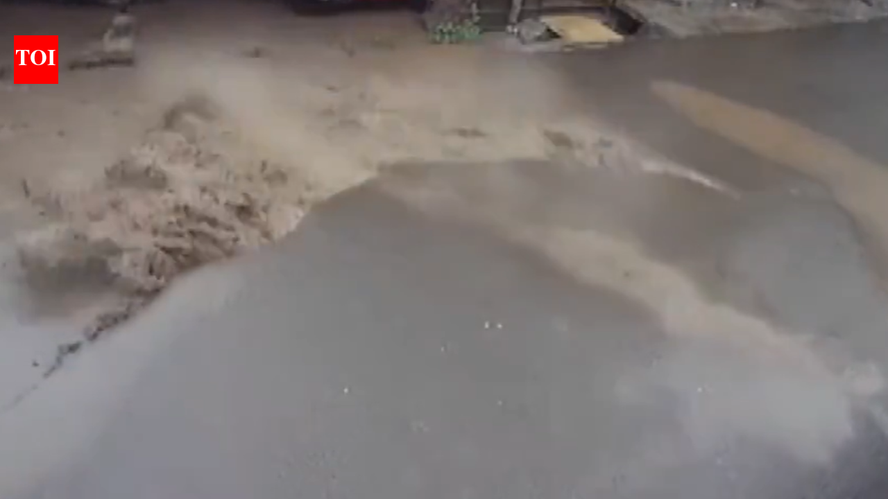 Newly built road in Pune damaged as pipeline test triggers massive water burst; video viral
