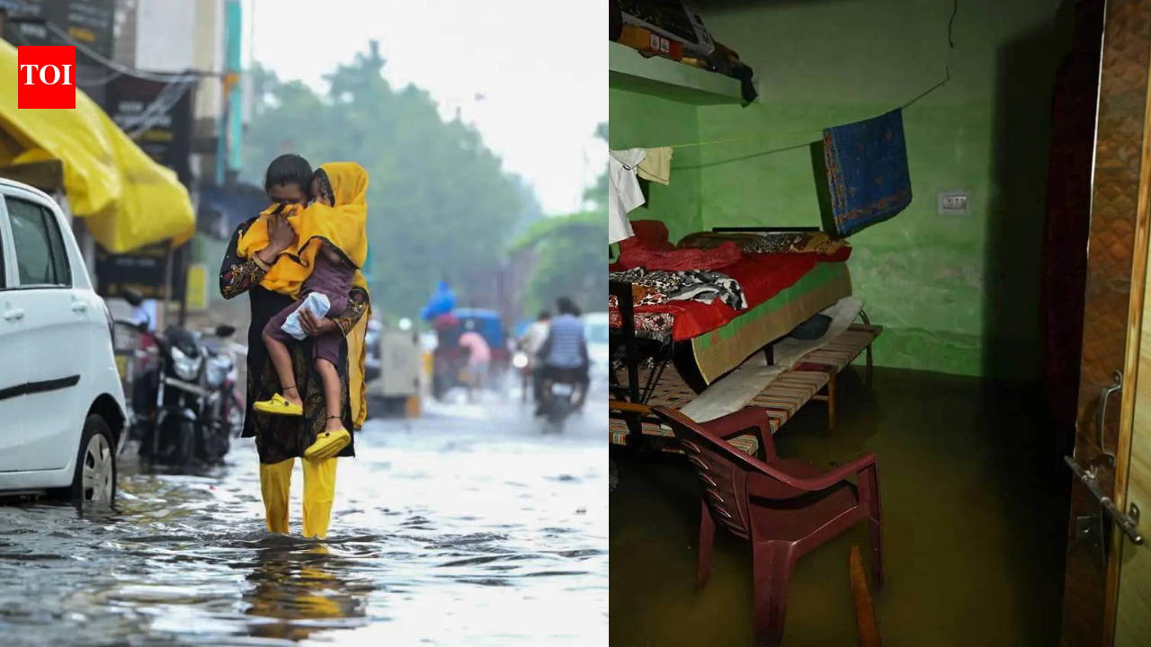 Streets submerged, homes flooded after overnight rainfall in Raipur; IMD warns of more heavy showers across Chhattisgarh