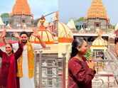Afsana Khan seeks blessings at Mahakaleshwar Temple