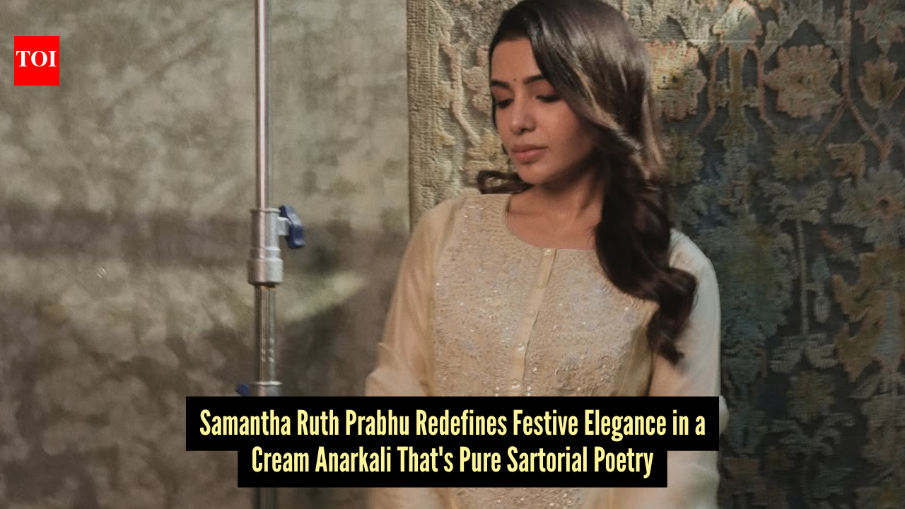 Samantha Ruth Prabhu’s cream-hued anarkali proves quiet luxury doesn't need sequins to steal the spotlight