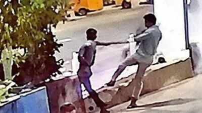 Kodad road accident turns out to be murder after CCTV shows victim was kicked by drunk man