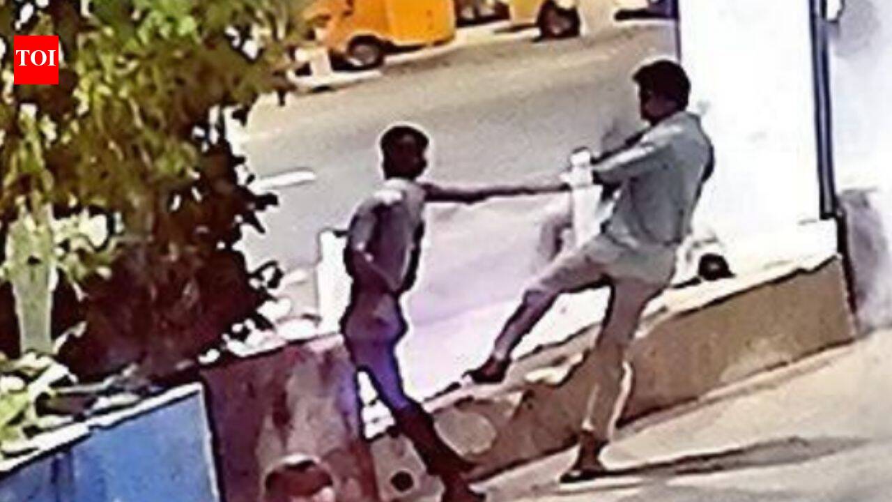 Kodad road accident turns out to be murder after CCTV shows victim was kicked by drunk man