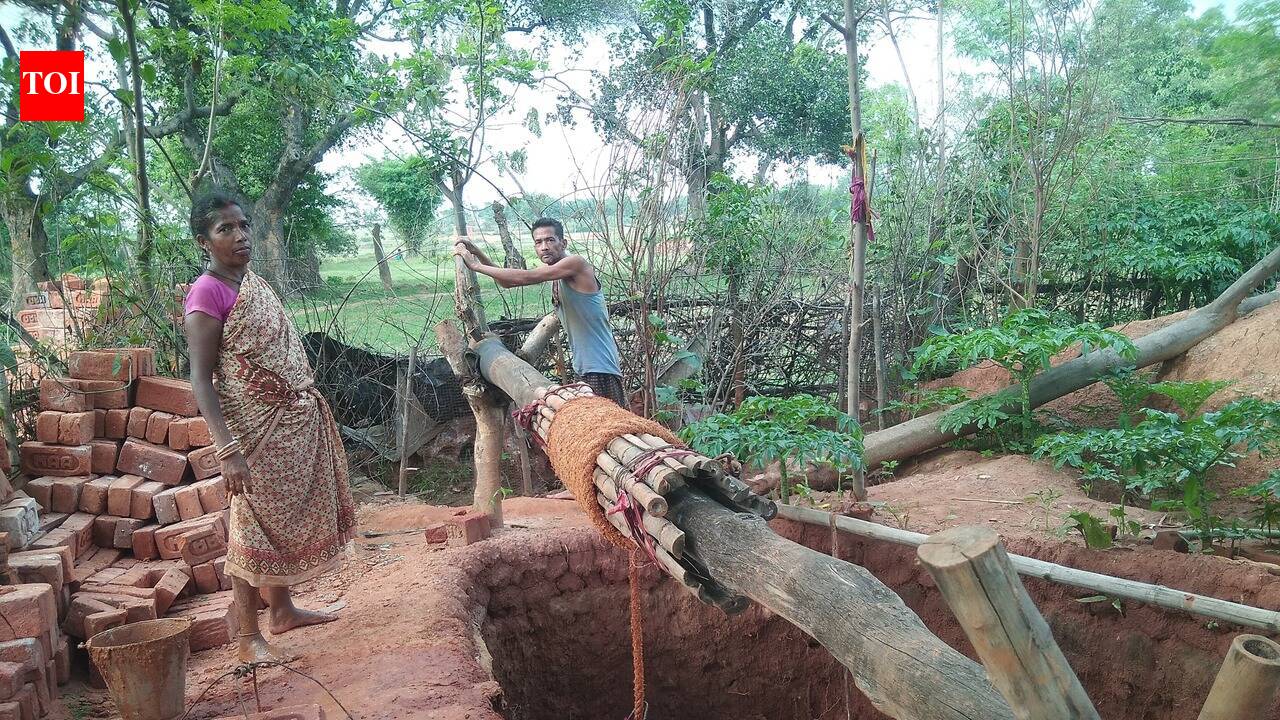 Farmer digs 29-foot well to save parched fields