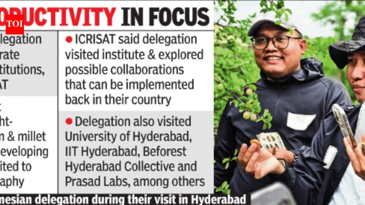 Indonesia eyes Hyderabad's drought-resistant crops for dryland farming