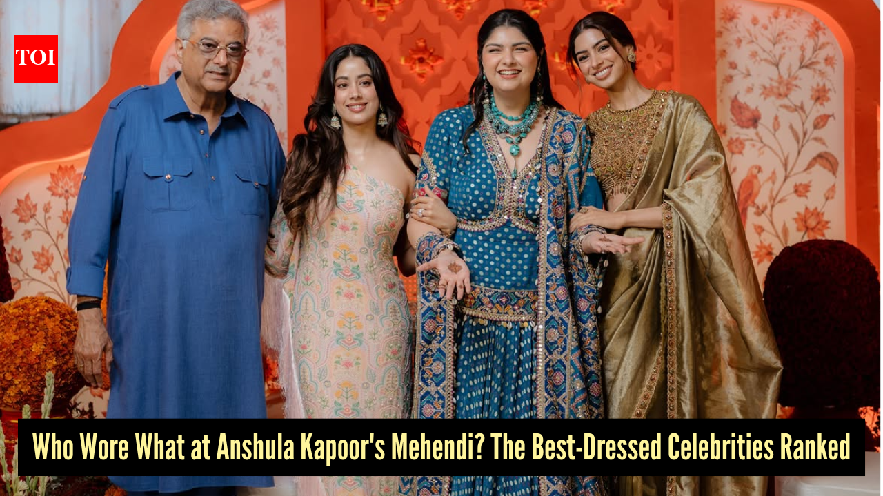 Who wore what at Anshula Kapoor's Mehendi ceremony? A complete celebrity fashion roundup