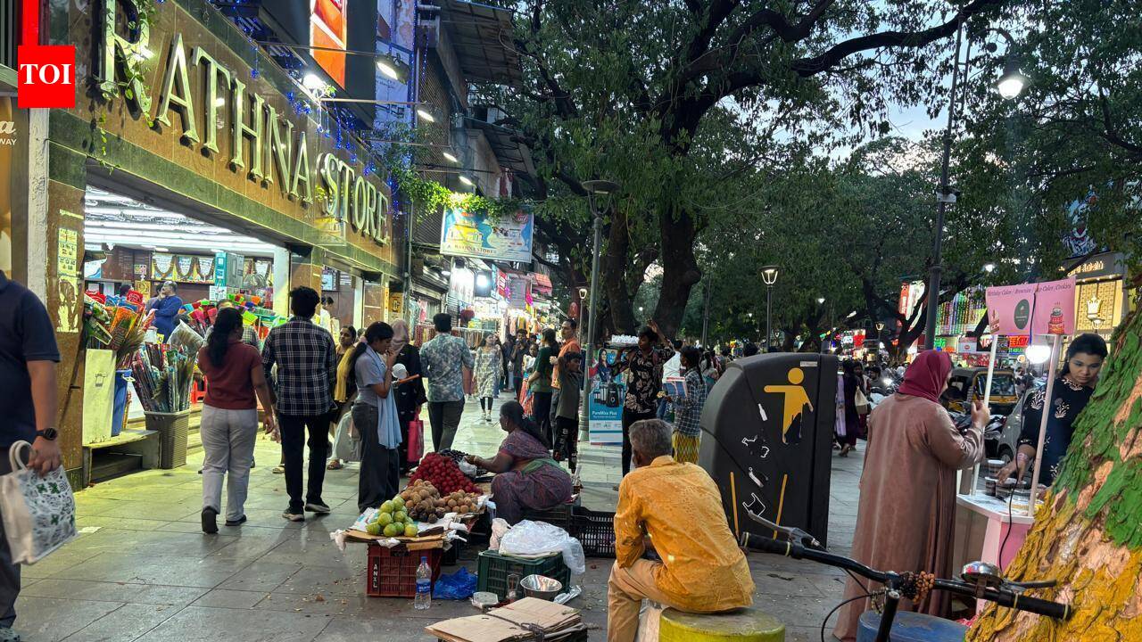 EYE WASH - Encroachments return to T Nagar pedestrian plaza 24 hours after GCC drive