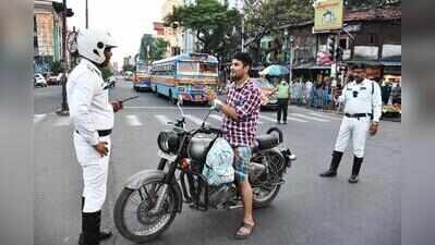 Spot fine, bike seizure on cop list after helmet protest