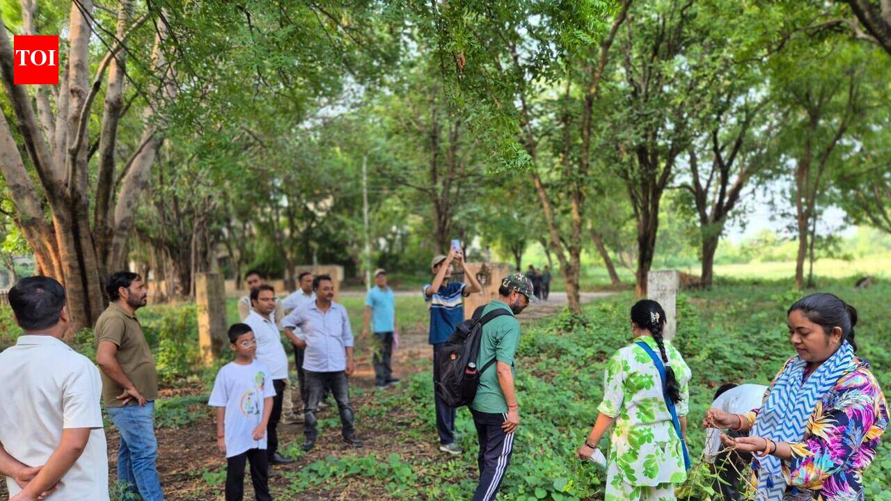 Nature Walk organized at Ambedkar College of Agricultural Engineering and Technology
