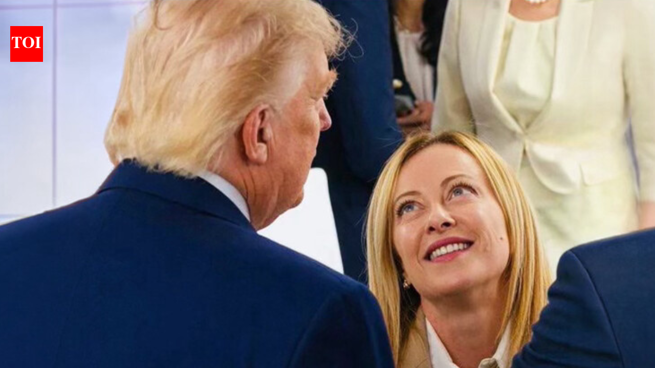 'Restraining order needed': Donald Trump shares meme on his feud with Italy PM Meloni ahead of Nato summit