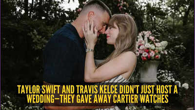 Cartier watches, designer bags and even a vintage Chevrolet: Inside Taylor Swift And Travis Kelce's seriously luxurious wedding favours