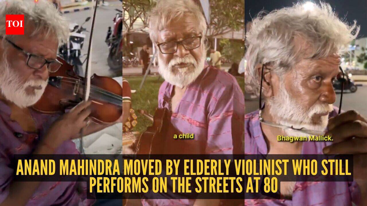 'He earns just ₹100 a day': Anand Mahindra offers help after 80-year-old violinist's story breaks hearts