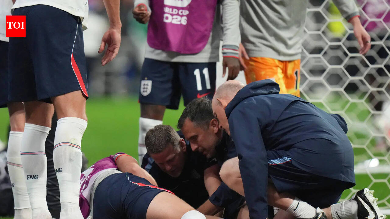 Watch: Freak celebration injury! Henderson rushed to hospital after Mexico thriller