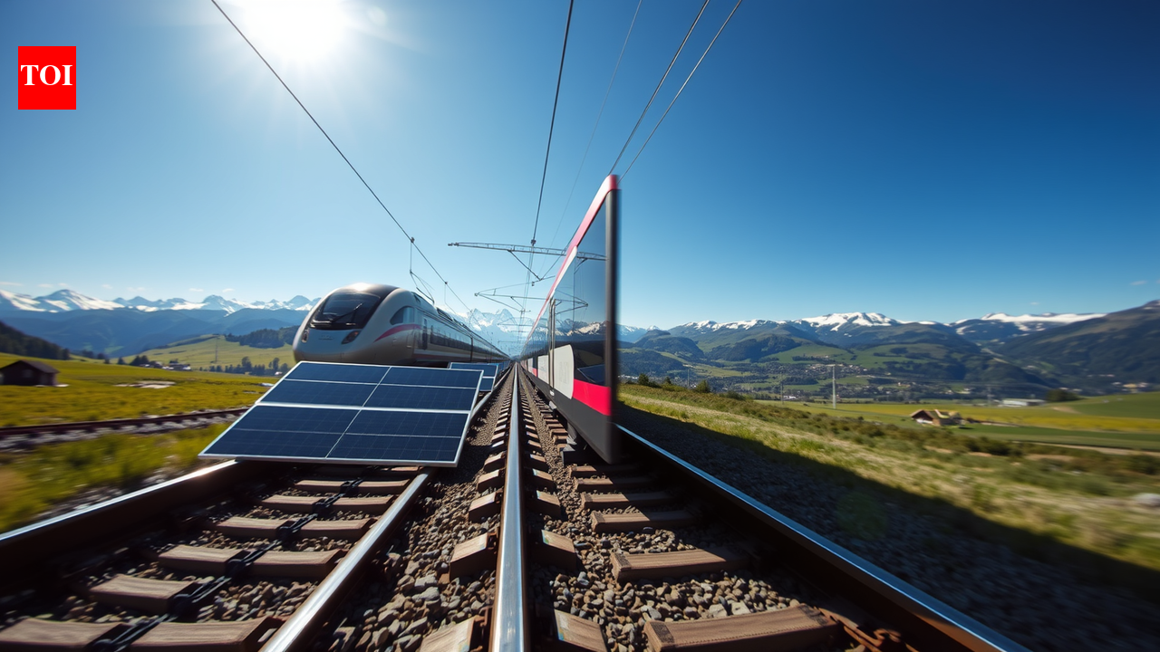 Italy could become the next country to build solar railway tracks after Switzerland's successful trial
