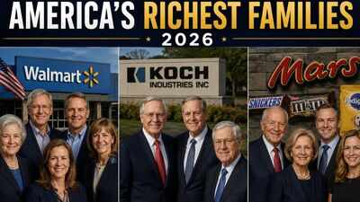 America's richest families in 2026 ranked: Walmart heirs lead with $520 billion fortune
