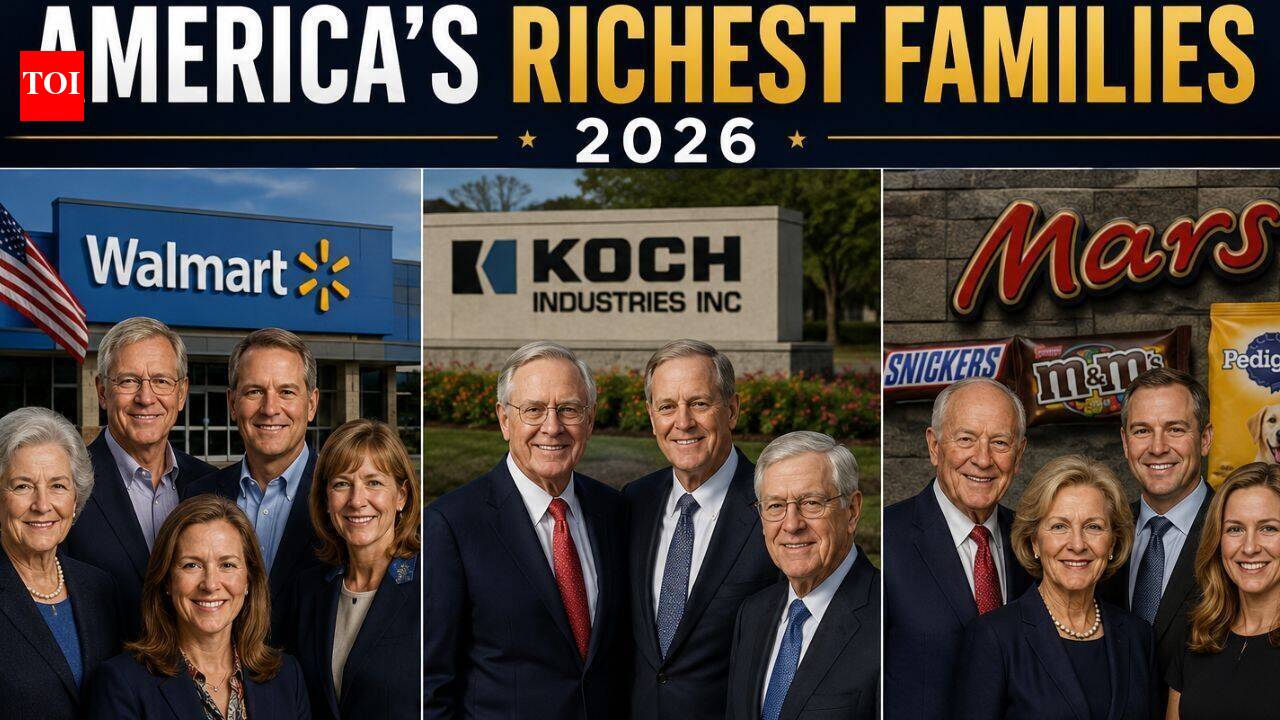 America's richest families in 2026 ranked: Walmart heirs lead with $520 billion fortune