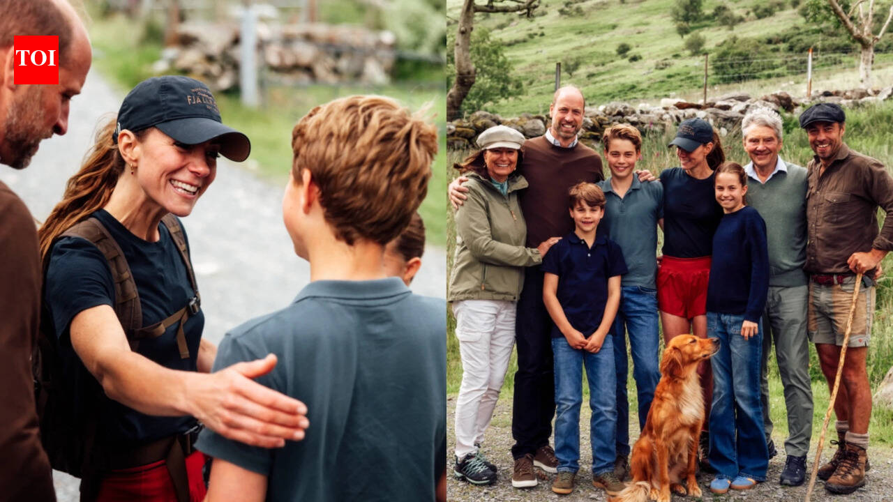 Kate Middleton reunites with George, Charlotte and Louis after charity challenge