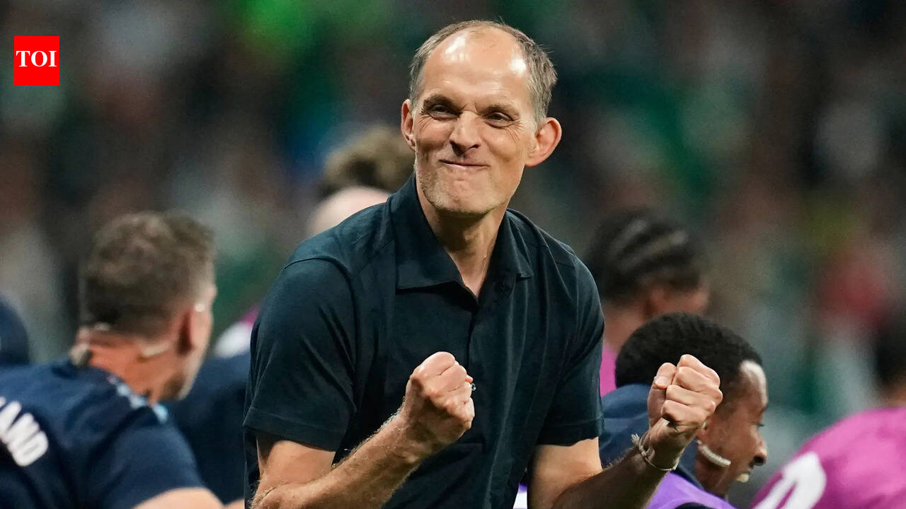 'Maybe, that's a good starting point': England's Tuchel jokes Kane could ask Trump over Quansah's red card