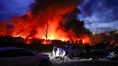 '282 Drones, 9 Bombs & 1 Missile': Putin's Men Crush Huge Ukrainian Air Barrage | Watch