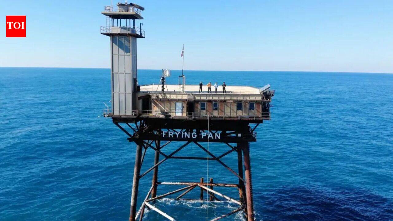 A hotel that comes with sharks, storms and bragging rights
