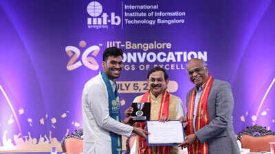 IIIT-Bangalore student bags Rs 1.5 crore package; 316 graduate at 26th convocation