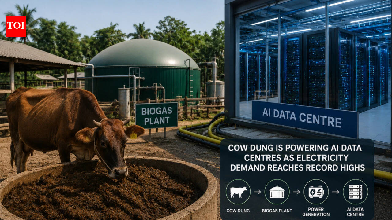 Cow dung is powering AI data centres as electricity demand reaches record highs