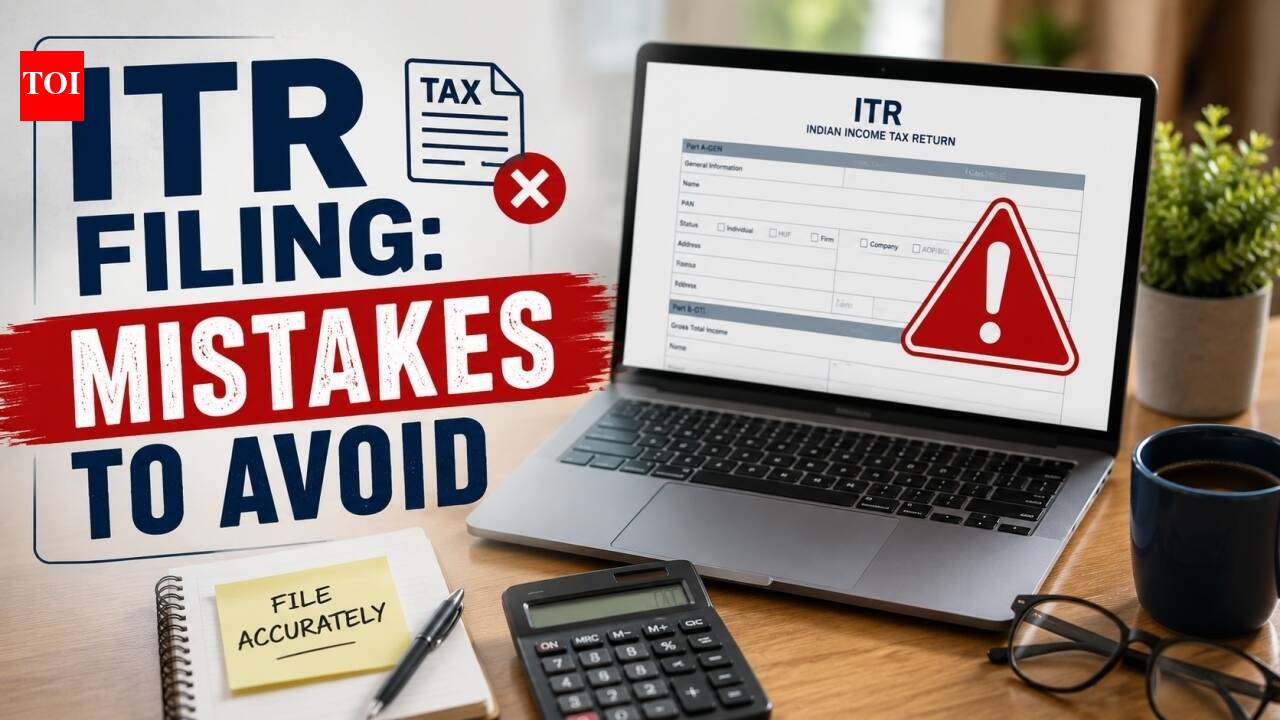 ITR filing FY 2025-26: Top 10 mistakes taxpayers should avoid for income tax returns online filing - checklist