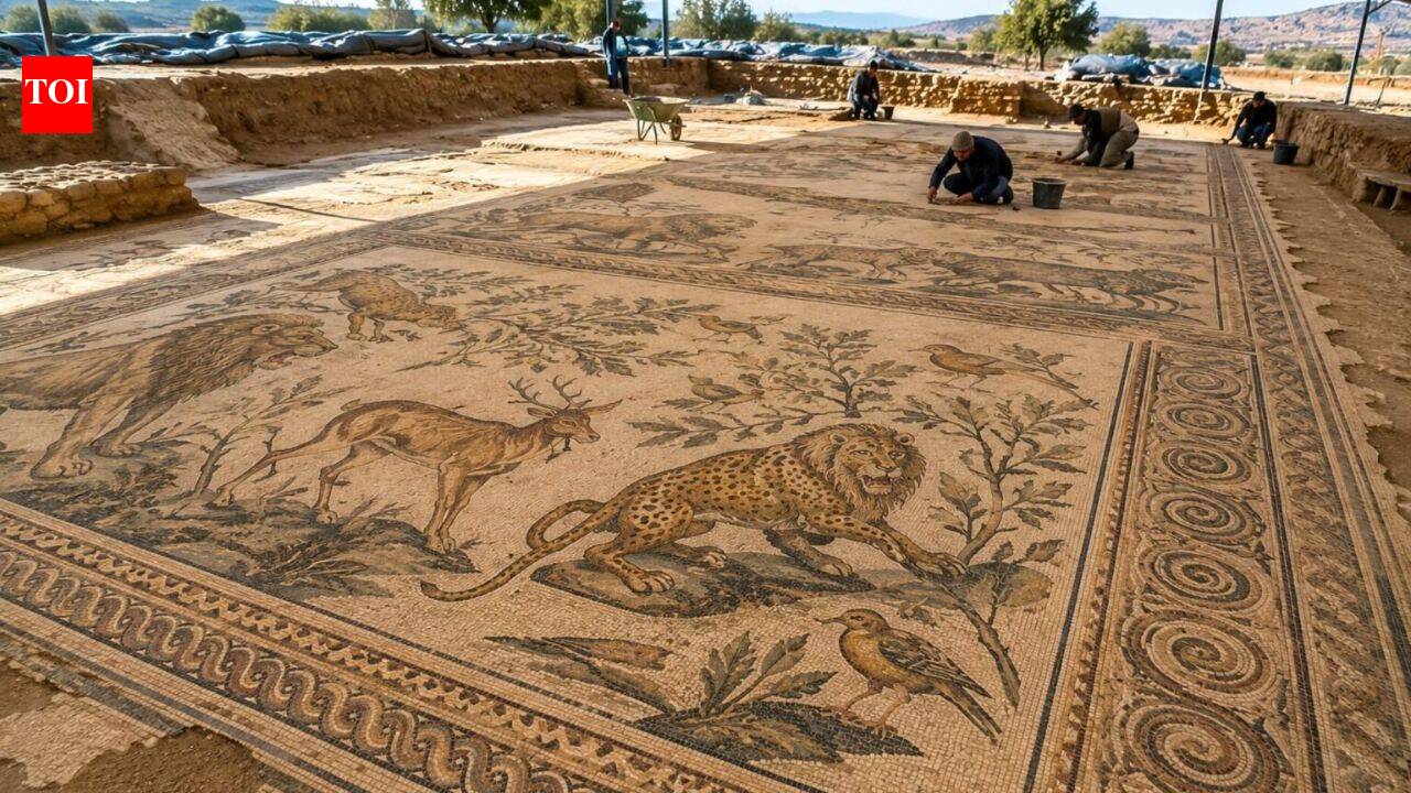 Türkey farmer unearthed a 1,700-year-old Roman mosaic while farming cherry trees on his land; what happened next shocked historians
