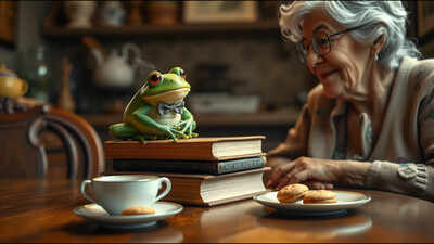 Serbian proverb of the day: "Do not mix frogs with grandmas"- A funny way to say stop comparing things that don't belong together