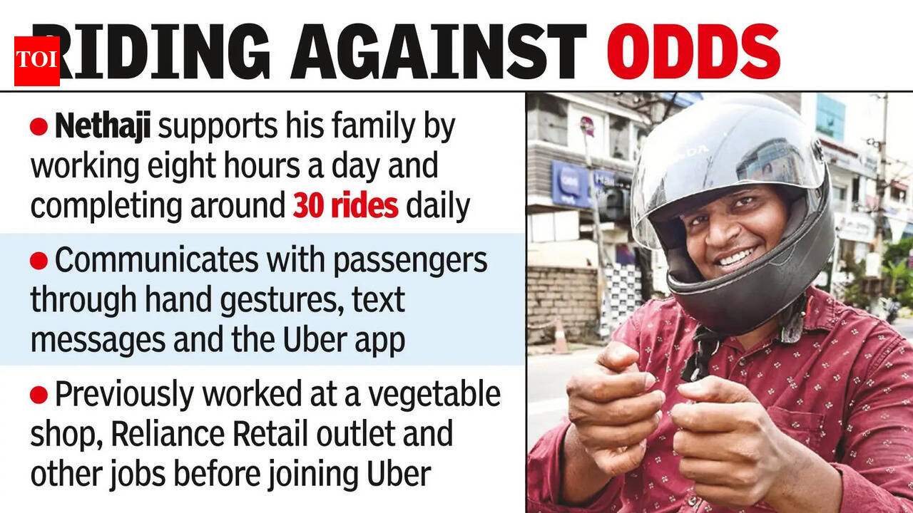 Mangalagiri's 33-year-old deaf Uber rider breaks barriers, one ride at a time