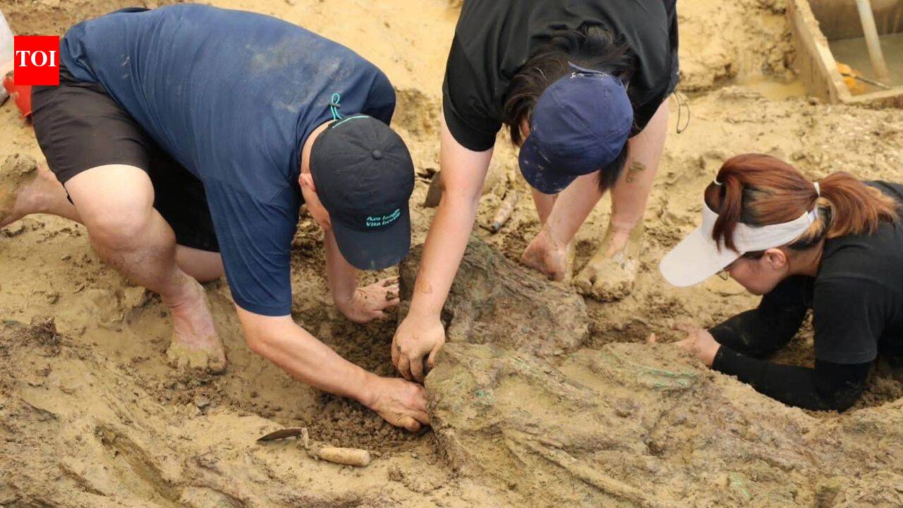 Archaeologists found two 2,000-year-old gold rings in a rice field in Thailand; one carries an ancient Brahmi inscription