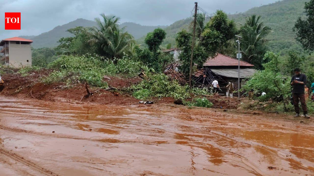 Massive landslide shuts Mum-Goa highway for 12 hours; Mumbai corridor to open on Tuesday