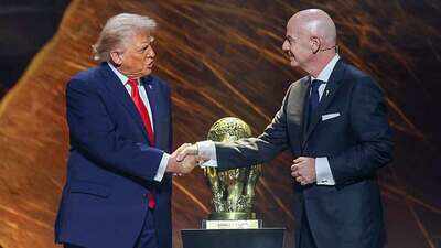 What Donald Trump said to FIFA chief Gianni Infantino about Folarin Balogun's red card - Full conversation